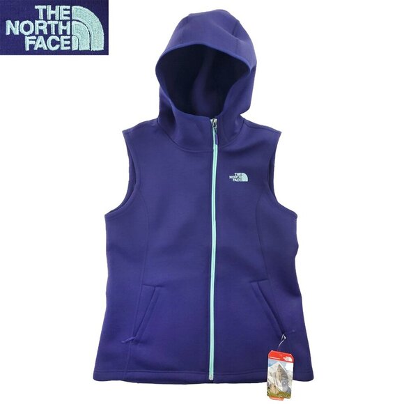 North Face Haldee Hooded Vest Full Zip Women's Large Relaxed Fit NWT - Picture 1 of 11